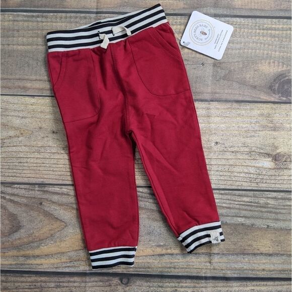 Burt’s Bees cotton joggers 12mo/18mo NWT - Picture 1 of 2